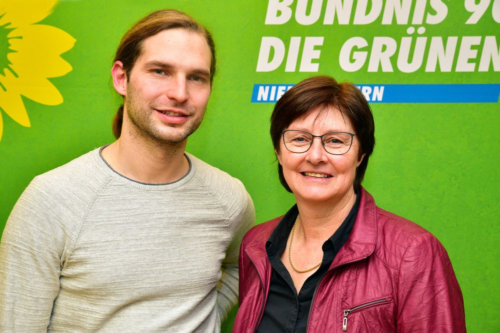 Jurist Toni Schuberl, Passau-West und Rosi Steinberger, Mitglied des Landtags