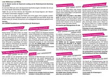 Flyer Grüne Niederbayern Landtag und Bezirkstag 2018, Seite 2