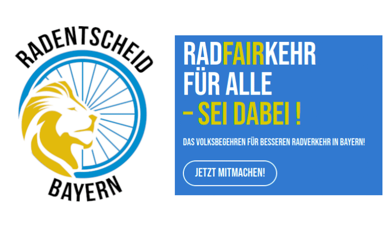 Unterschreibt für einen bayerischen Radentscheid