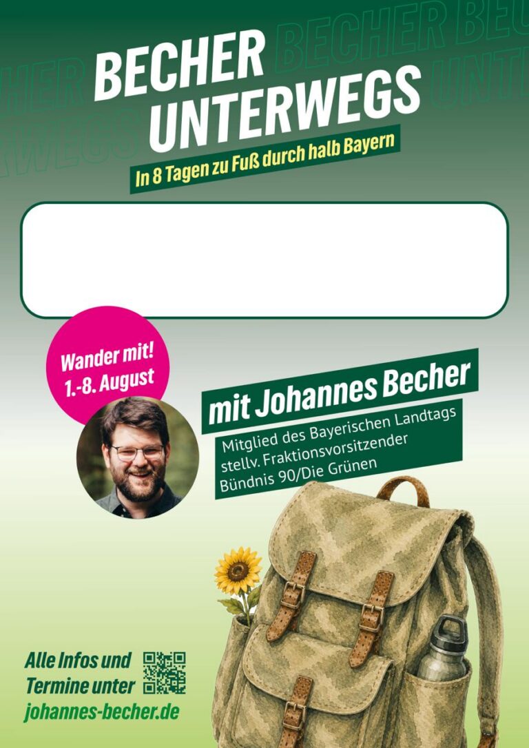 Sommerwanderung 2026 mit Johannes Becher- von Münchberg bis Moosburg