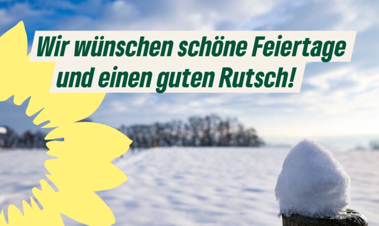 GRÜNE Niederbayern wünschen euch schöne Feiertage