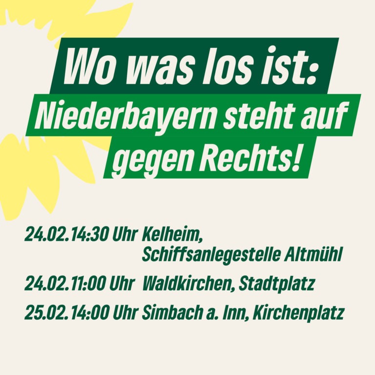Niederbayern steht auf gegen Rechts