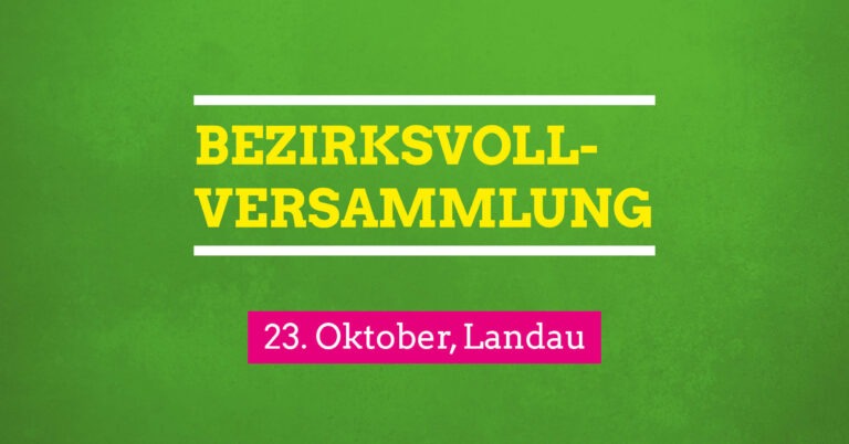 Bezirksvollversammlung am 23. Oktober