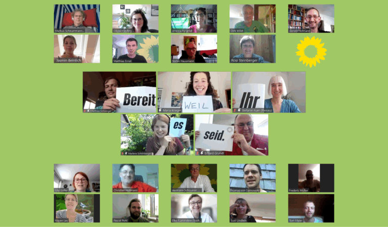 Voller Motivation in den Wahlkampf